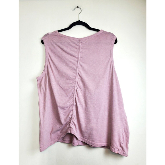 Lucky Brand‎ Womens 2X Peasant Top Boho EMBROIDERED Bohemian PLUS SIZE Pink - Picture 4 of 9